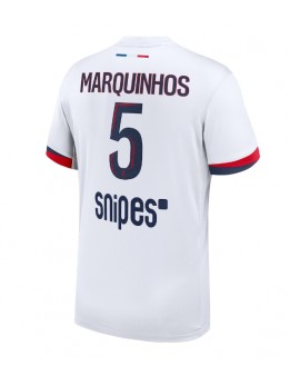 Paris Saint-Germain Marquinhos #5 Replika Borta Kläder 2025-26 Kortärmad